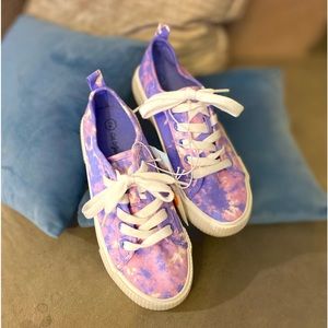 NWT Girls Cat & Jack Size:2 Adorable Pink & Purple Sneakers